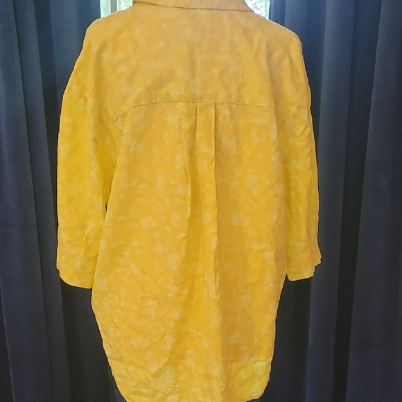 Treasure & Bond Yellow Button Down Shirt - Picture 4 of 4